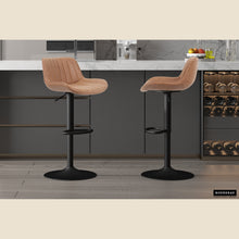 Tabouret de bar Fenna — PU vintage