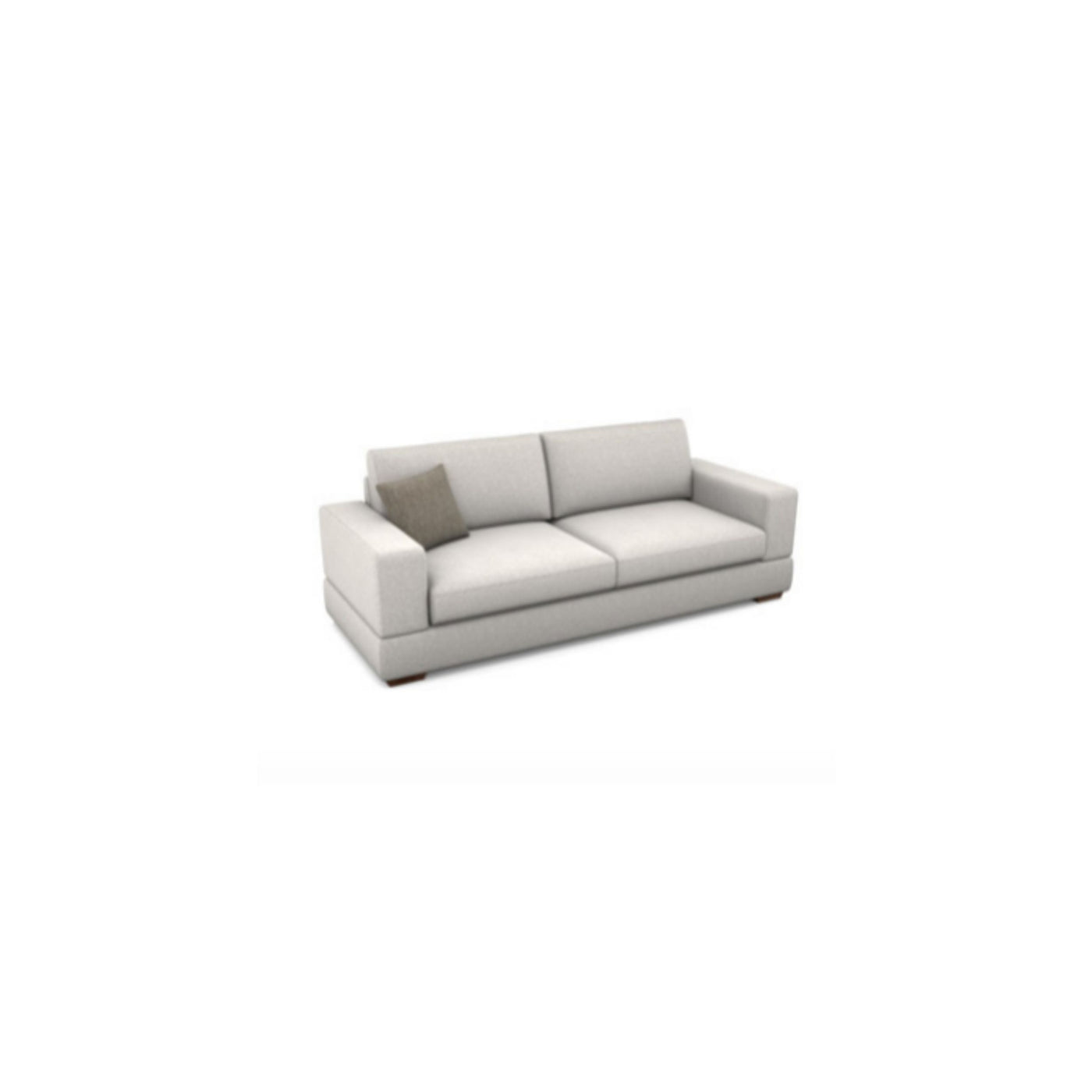 Salon d'angle modulaire Alano — Gris perle
