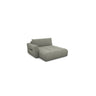 Chaise longue large gauche