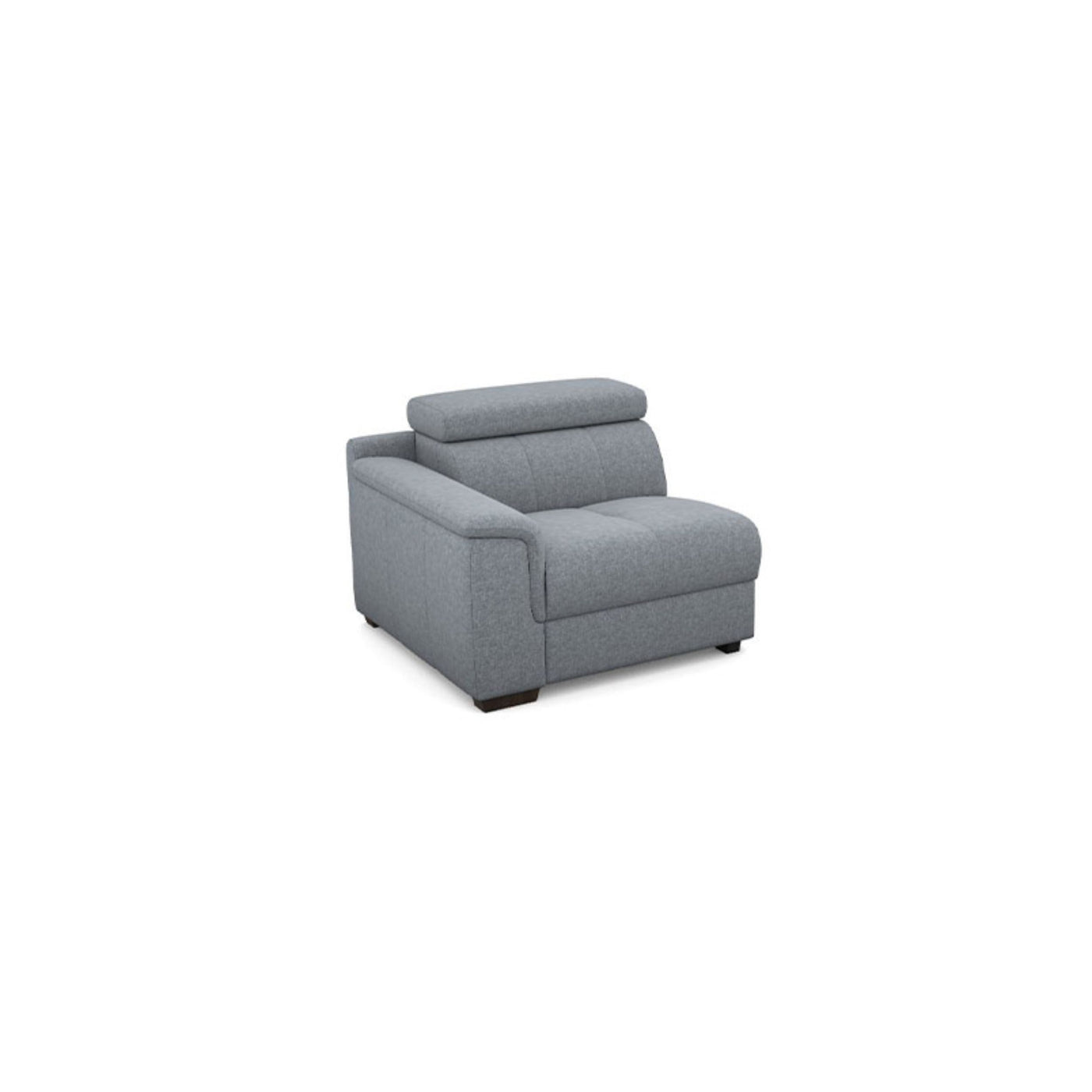 Salon d'angle modulaire Atlanta — Gris bleuté