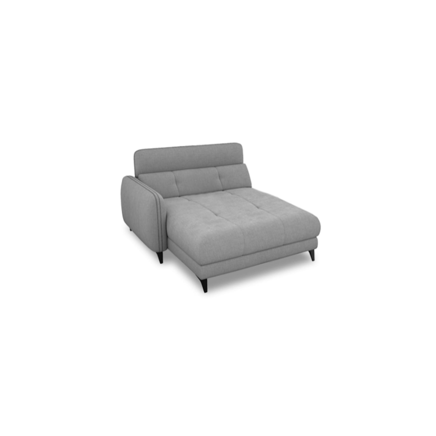 Salon d'angle modulaire Bolt — Gris clair chiné