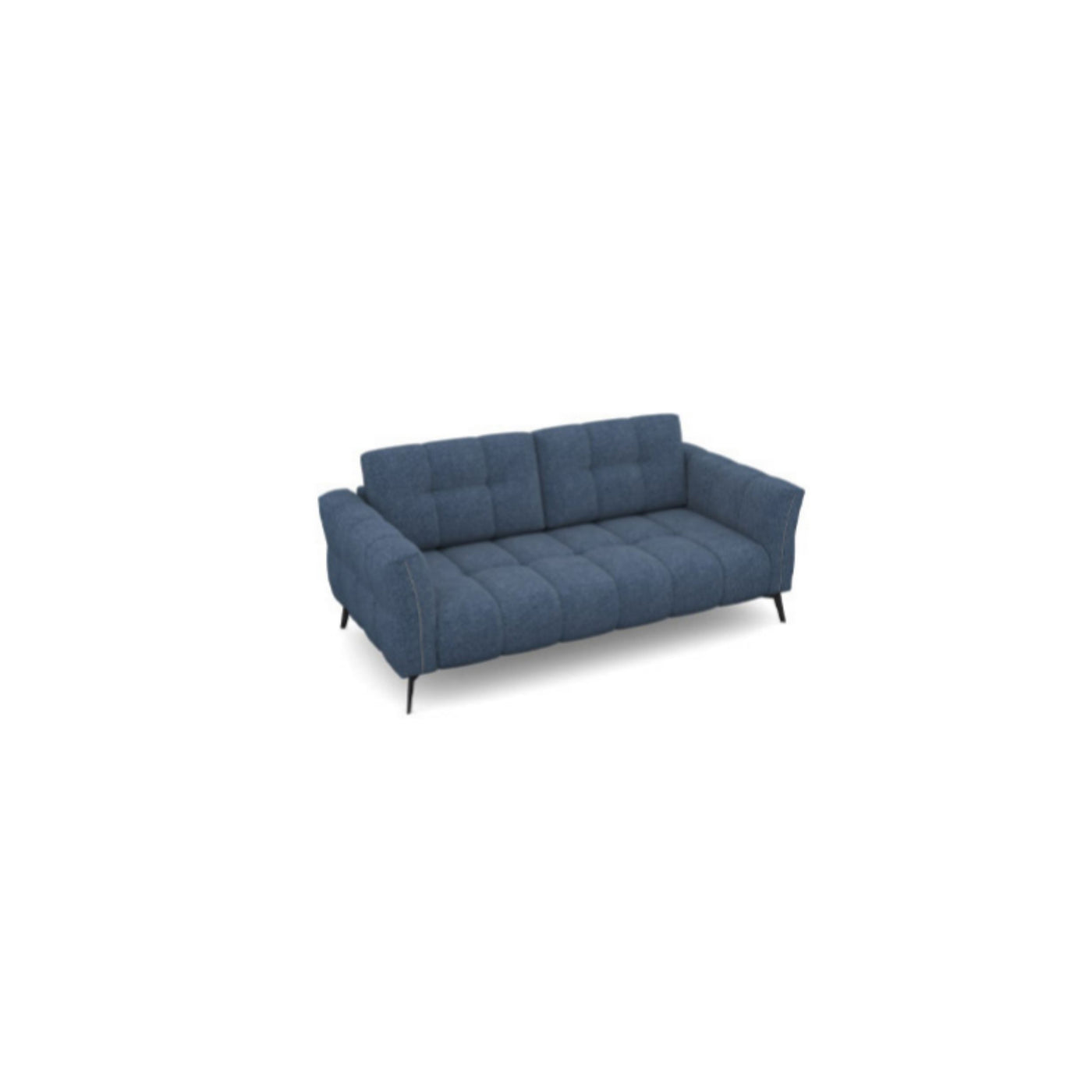 Salon d'angle modulaire Elmo — Bleu chiné