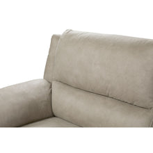 Accoudoir et dossier du canapé Kilimanjaro CAPPUCCINO : coussin rembourré et microfibre douce
