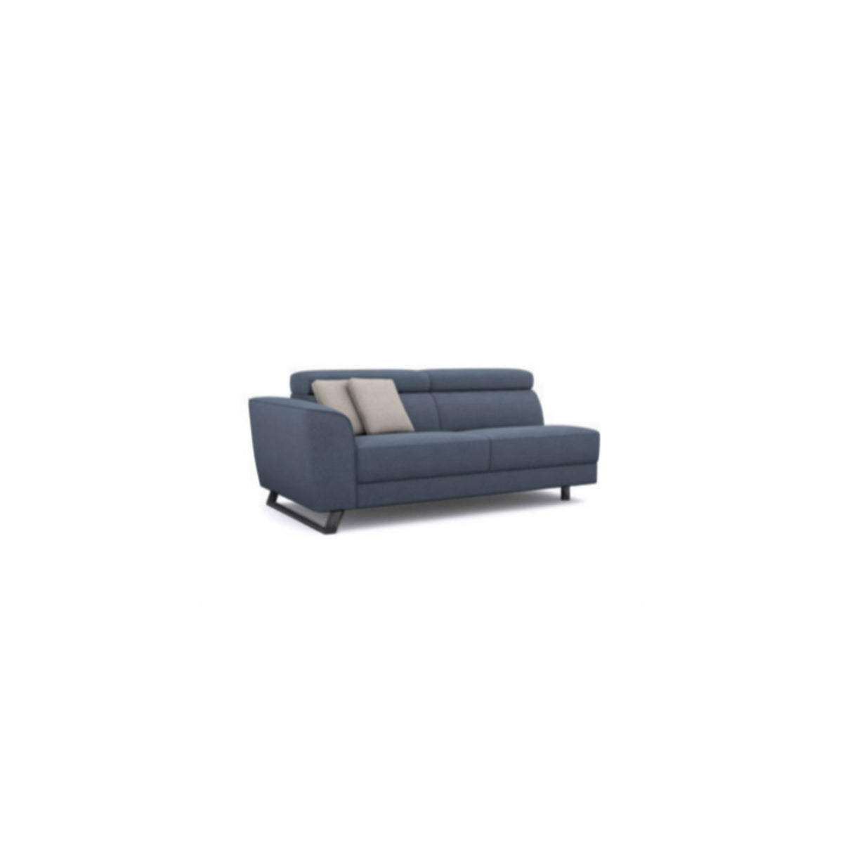 Salon d'angle modulaire Milton — Gris clair chiné