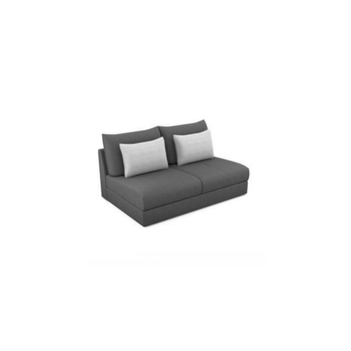 Salon d'angle modulaire Quazi — Gris anthracite