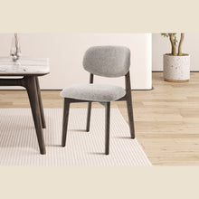 Chaise Carmen — Chêne massif et tissu