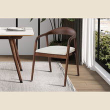 Chaise Claire — Frêne massif et tissu