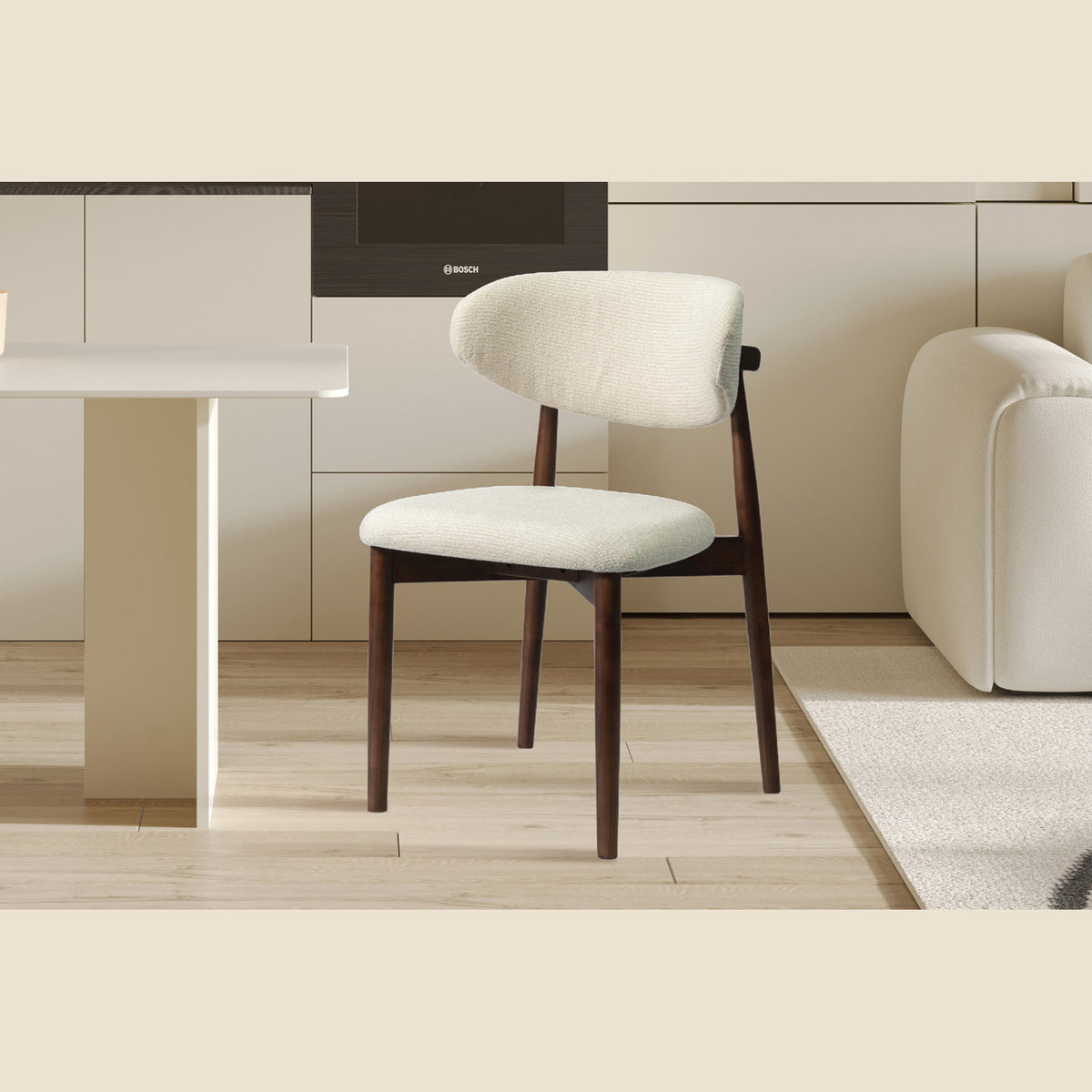 Chaise de comptoir Clara — Frêne massif