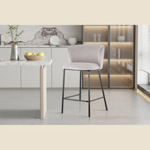 Chaise de comptoir Arthur — Tissu