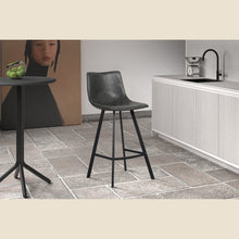 Chaise de comptoir Ozan — Simili cuir