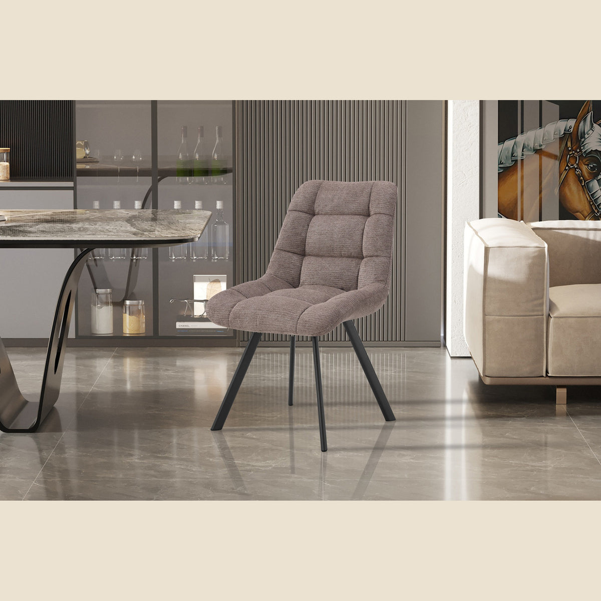 Chaise Lizzy — Tissu