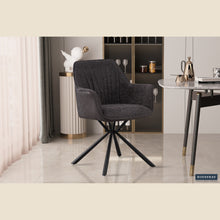 Chaise Lucie — Bouclé et simili