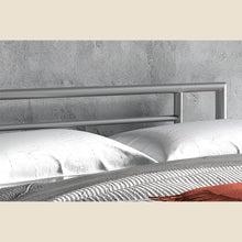 Lit Sandro avec sommier — Métal gris