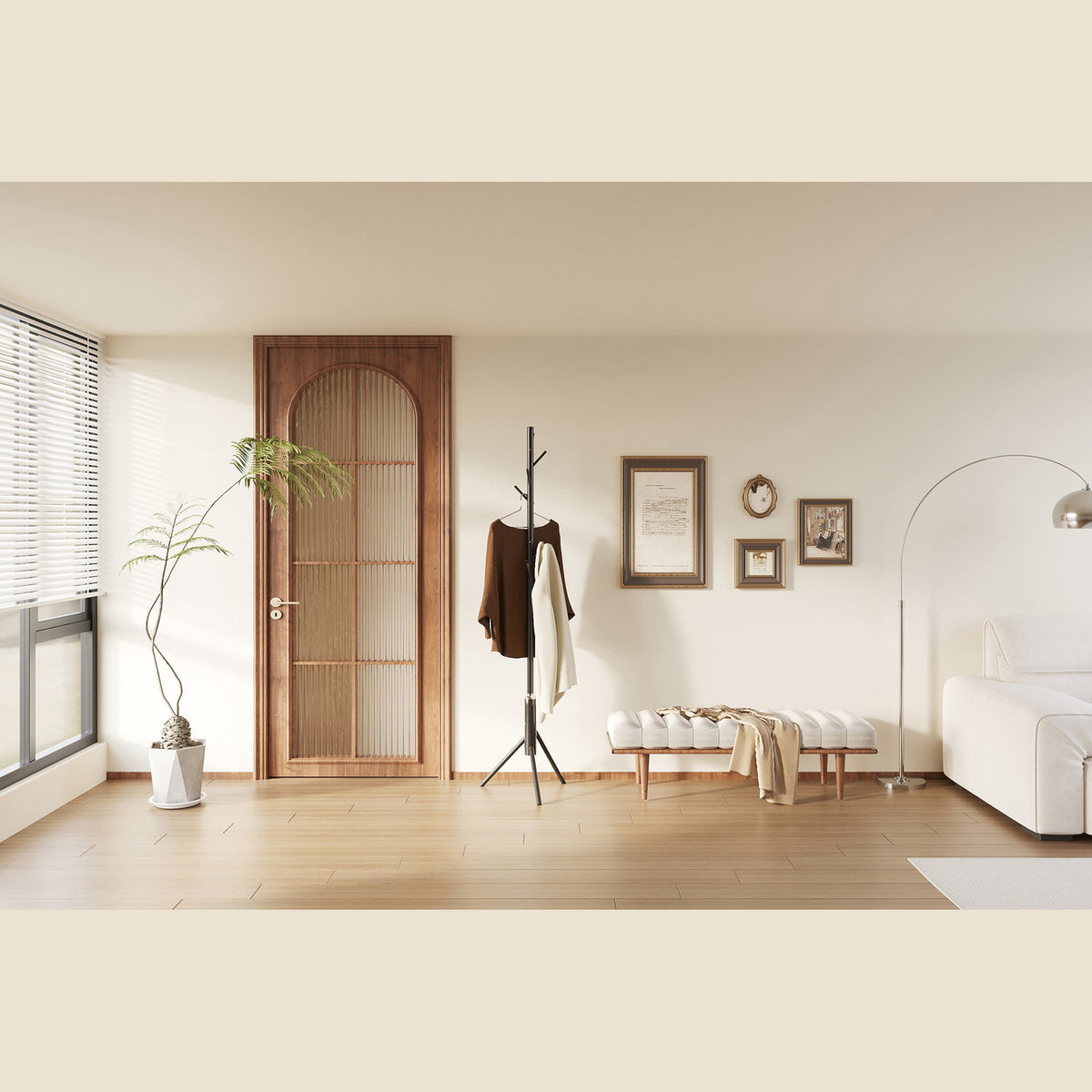 Porte-manteaux Kassie — Sur pied