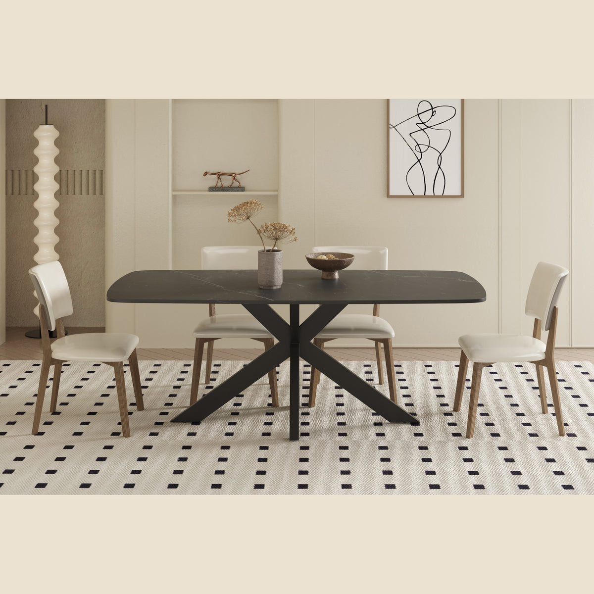 Table Apollo — Pierre, ovale ou ronde