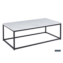 Table basse Dallas — Décor pierre ou marbre