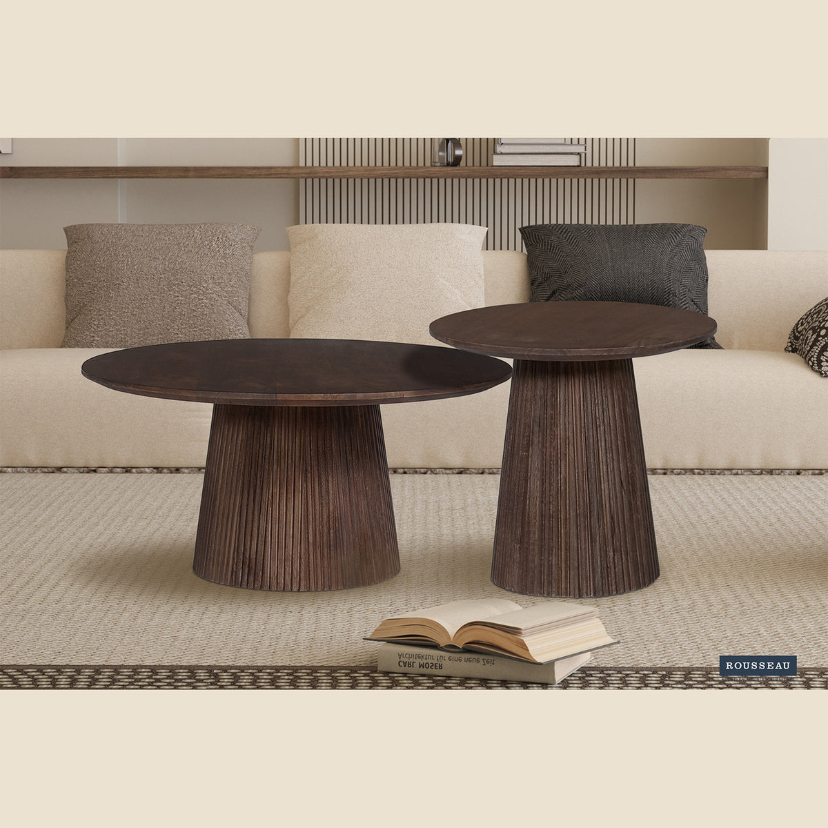 Table basse Miguel — Manguier, ronde ou ovale