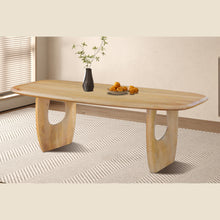 Table Braga — Bois de manguier, ovale danoise