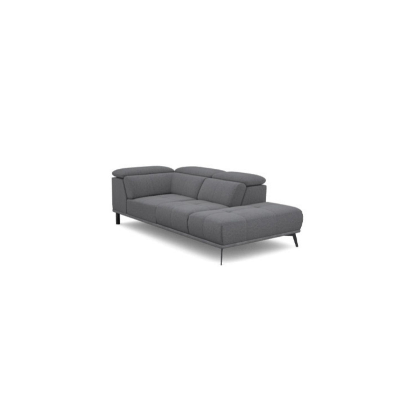 Salon d'angle modulaire Forio — Gris bleuté