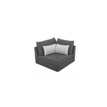 Salon d'angle modulaire Quazi — Gris anthracite