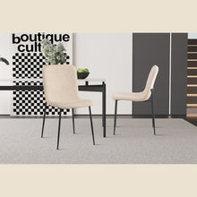 Chaise Alice — Bouclé ou velours côtelé