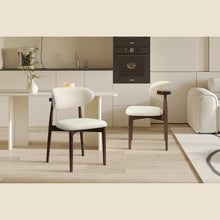 Chaise Clara — Frêne massif et tissu
