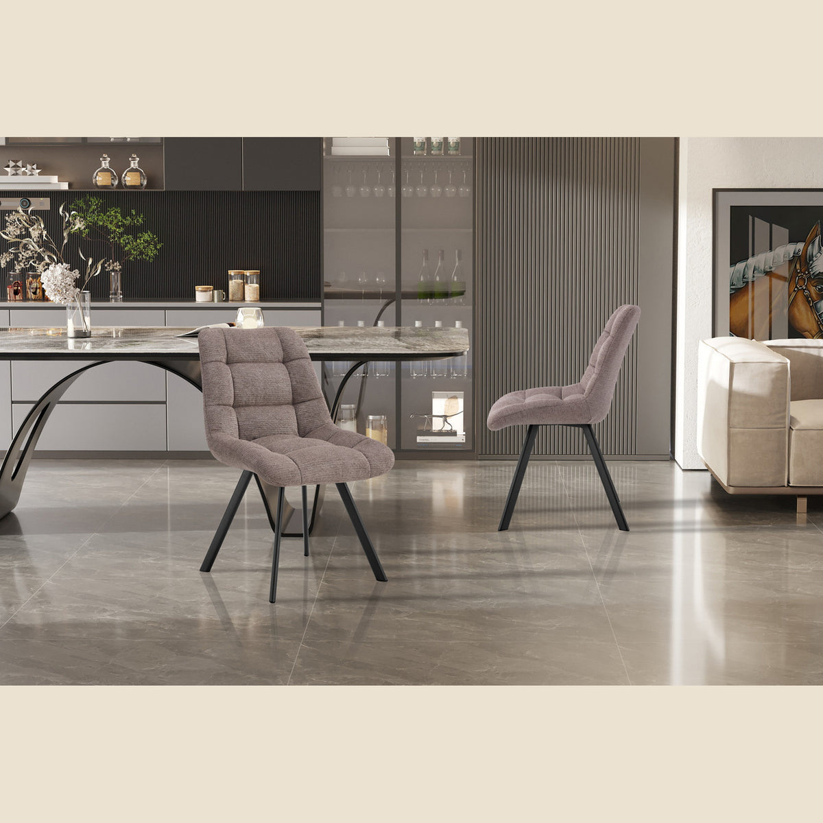 Chaise Lizzy — Tissu