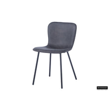 Chaise Susan — PU, taupe ou gris foncé