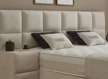 Lit Conso — Boxspring à coffres de rangement