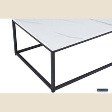 Table basse Dallas — Décor pierre ou marbre