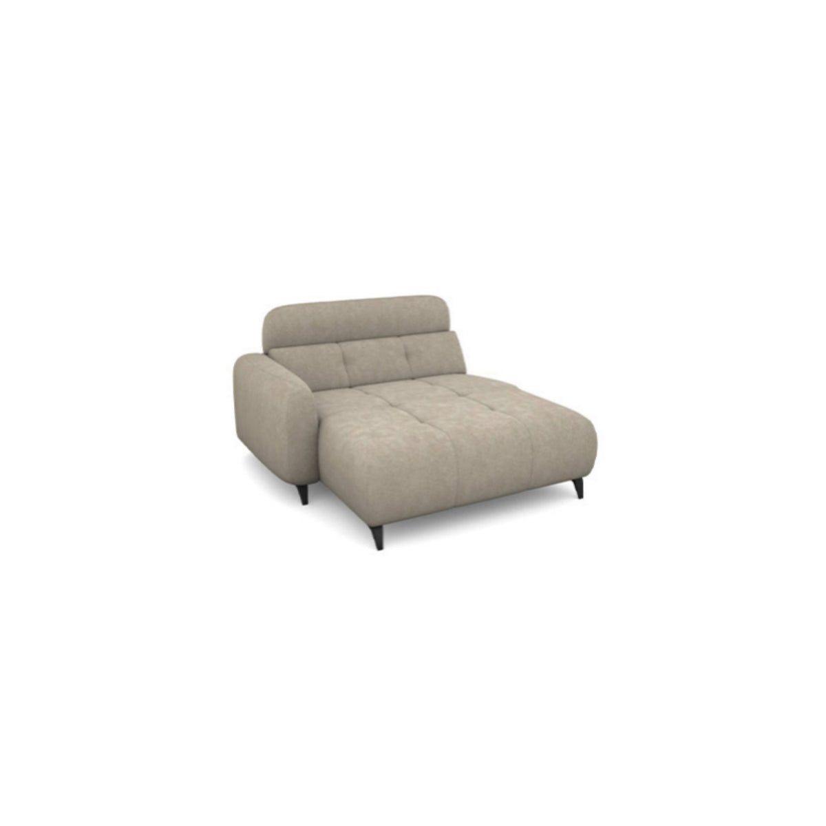 Salon d'angle modulaire Sora — Gris clair