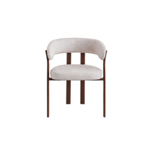 Chaise avec accoudoirs Julia — Tissu chiné