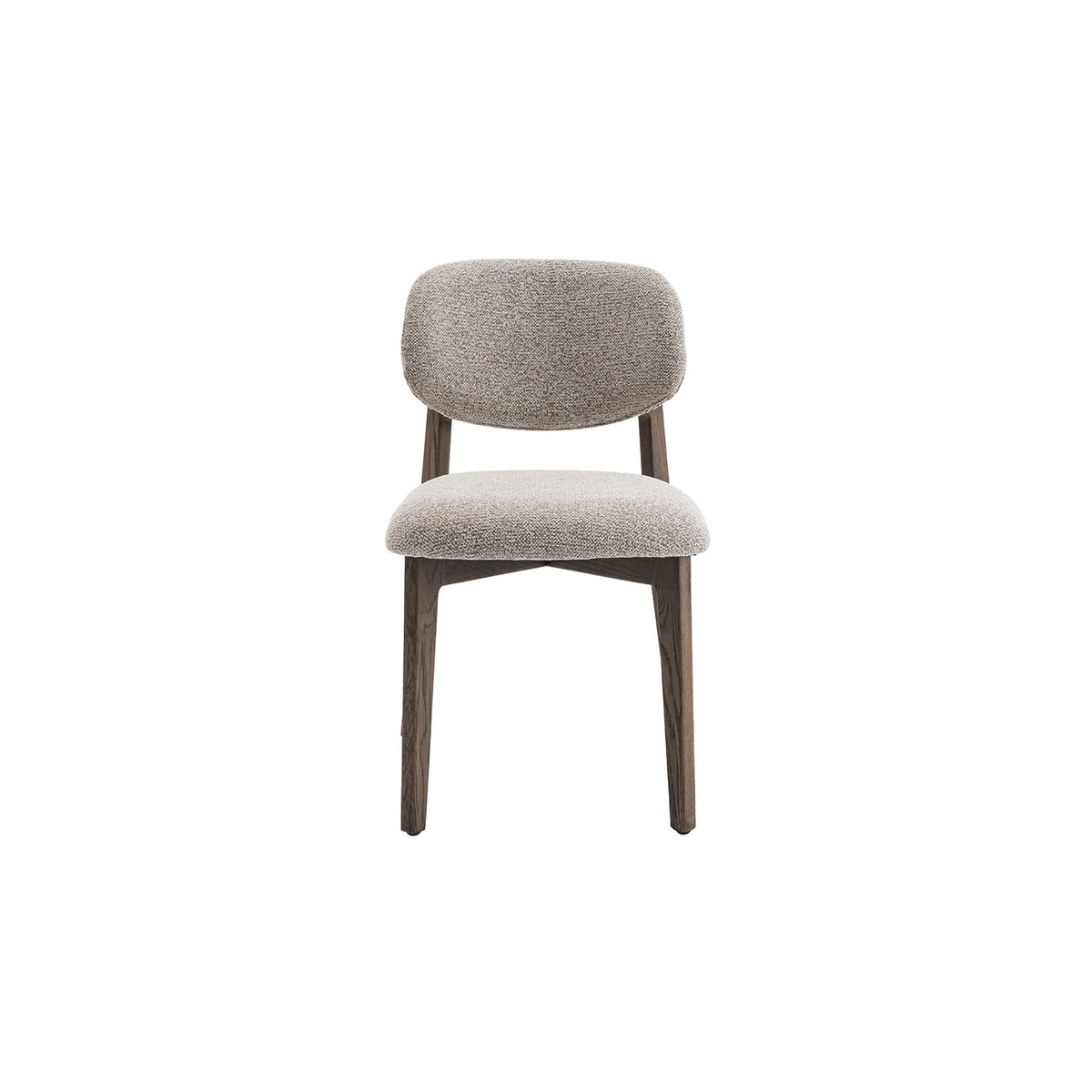 Chaise Carmen — Chêne massif et tissu
