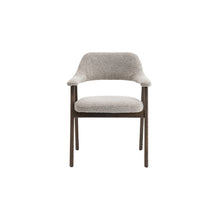 Chaise Coralie — Chêne massif et tissu