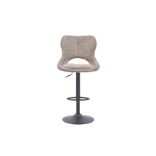 Chaise de bar Mori — Tissu, hauteur réglable