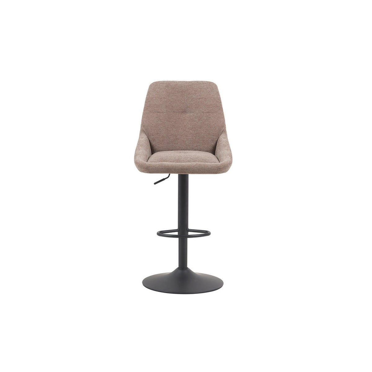 Chaise de bar Sabine — Tissu, pivotante