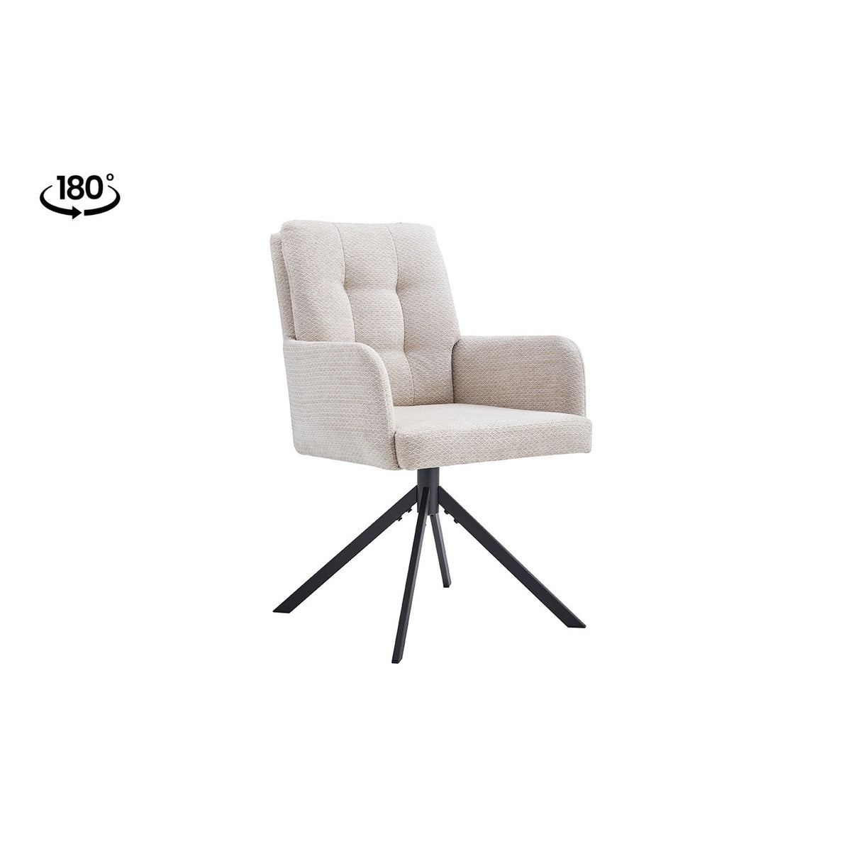 Chaise Granada — Tissu, pivotante