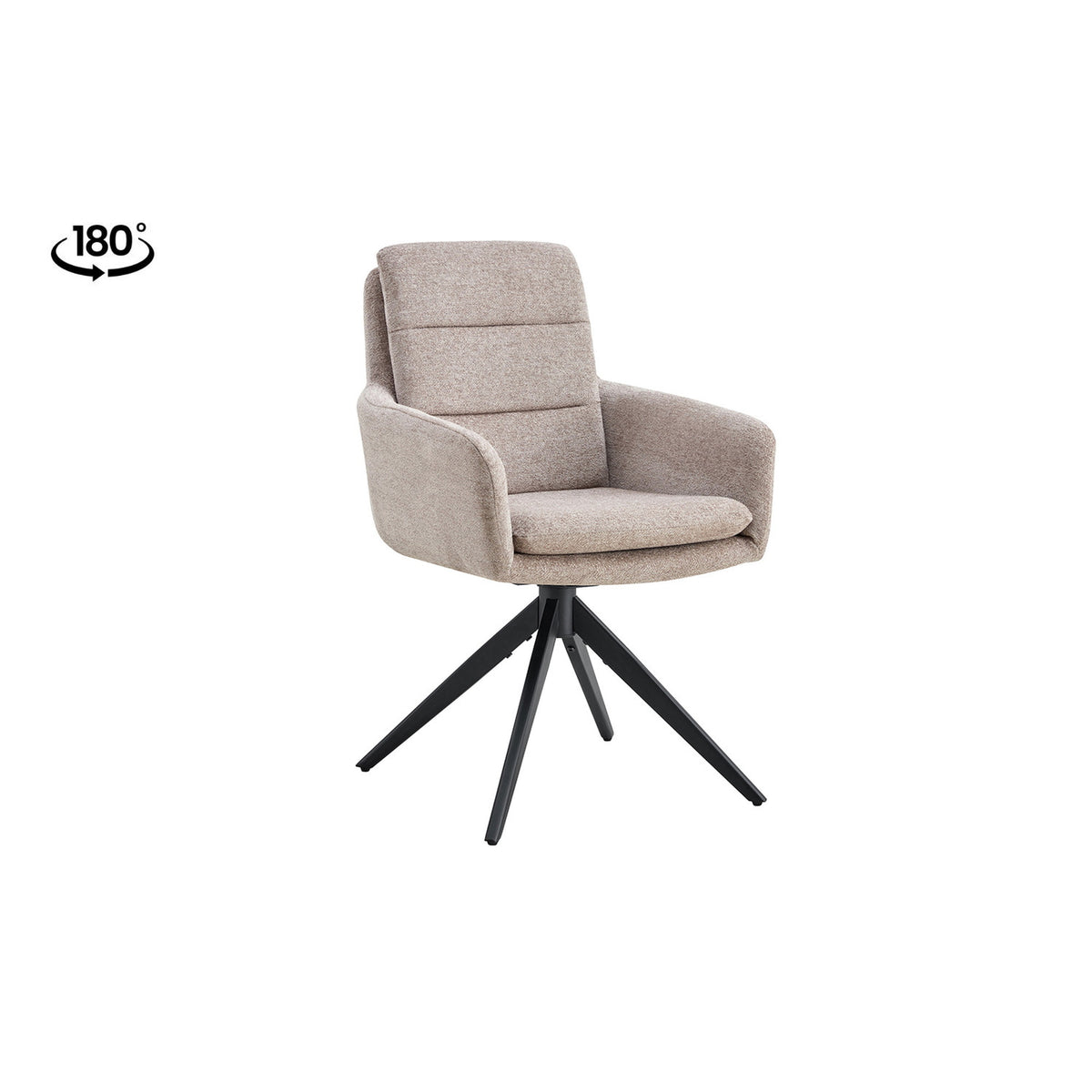 Chaise Lisold — Pivotante, avec accoudoirs