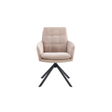 Chaise Luna — Velours côtelé, pivotante
