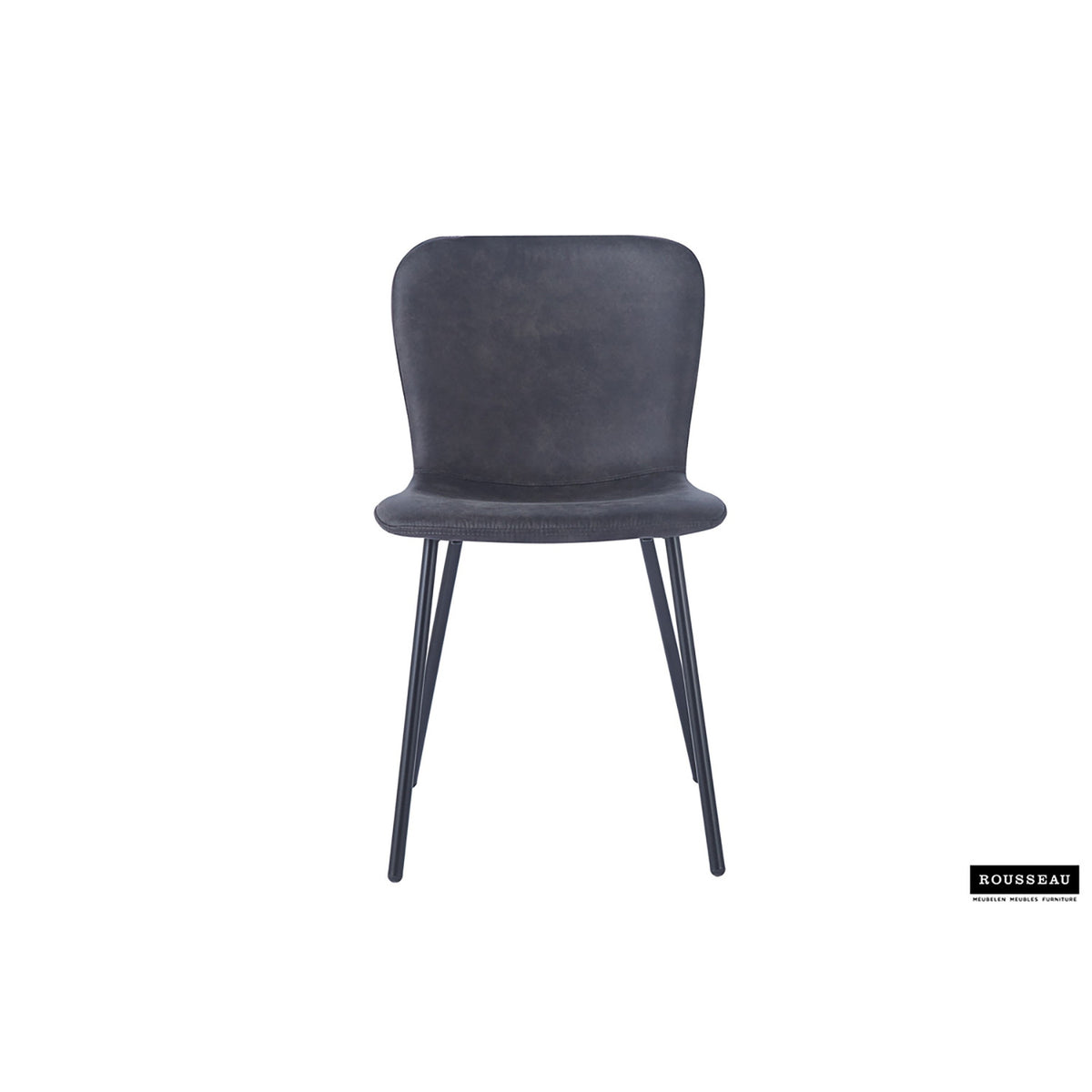 Chaise Susan — PU, taupe ou gris foncé
