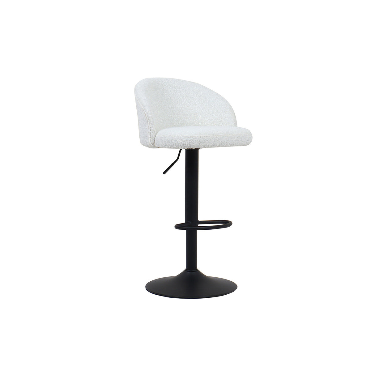 Tabouret de bar Arda — Bouclé