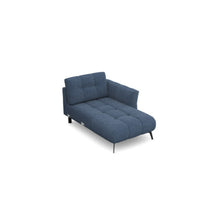 Salon d'angle modulaire Elmo — Bleu chiné