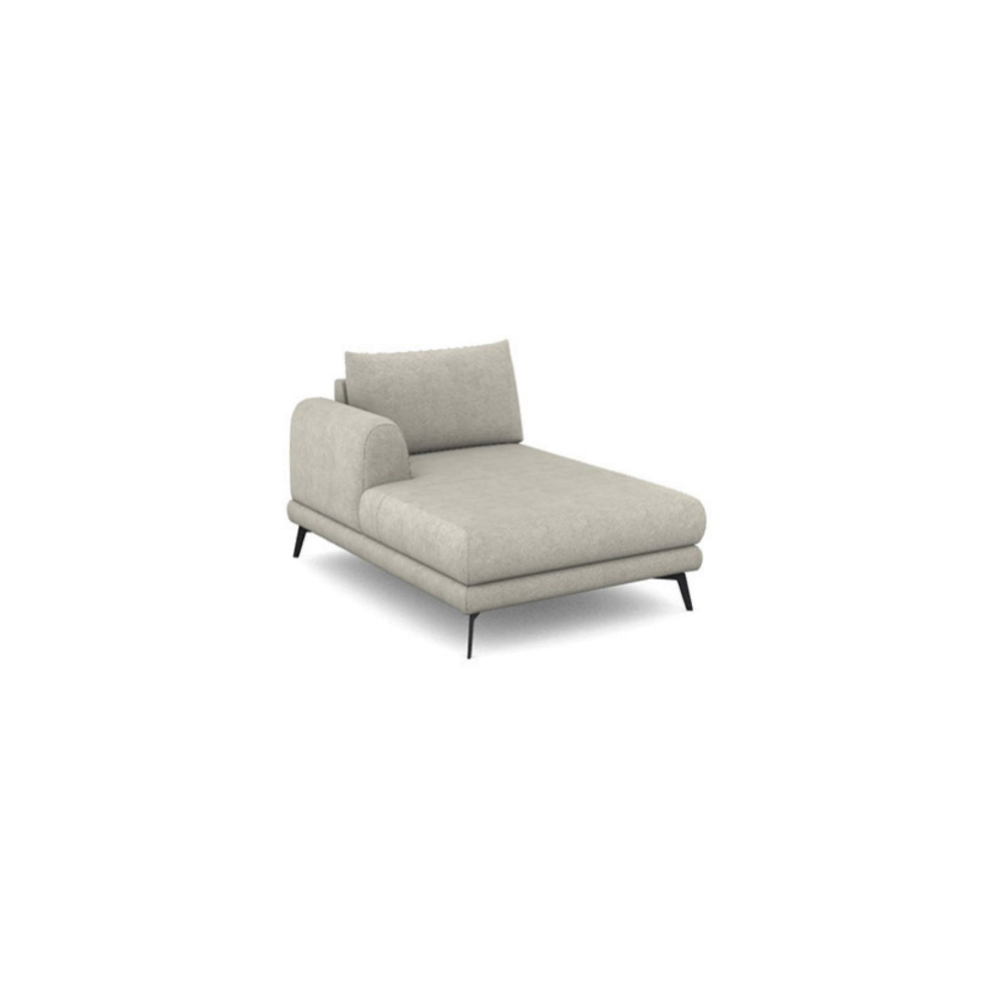 Salon d'angle modulaire Inferno — Gris clair