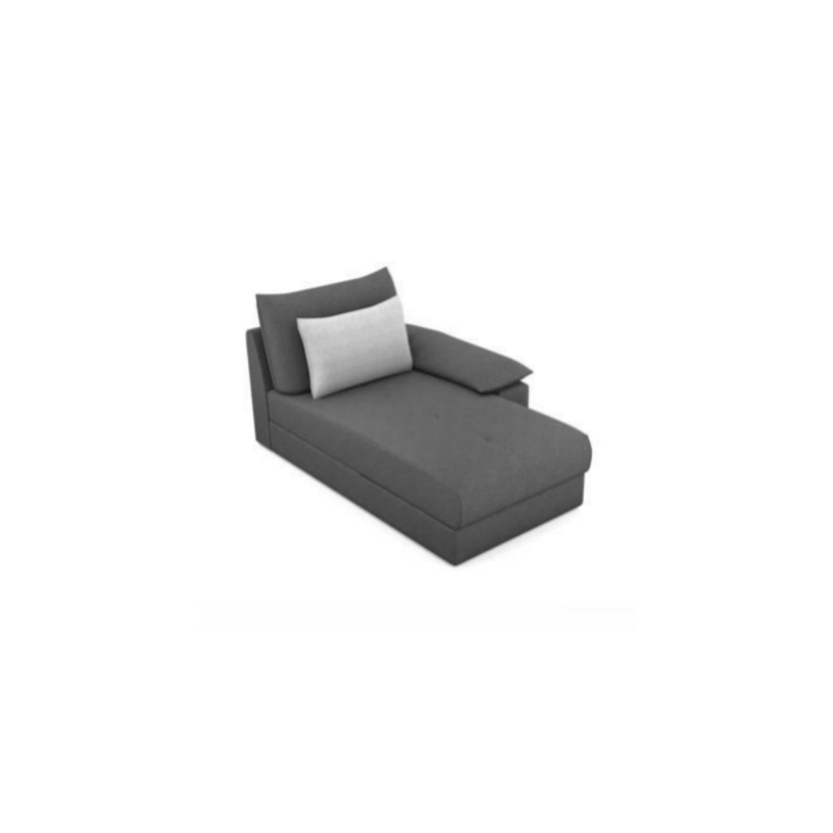 Salon d'angle modulaire Quazi — Gris anthracite