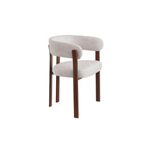 Chaise avec accoudoirs Julia — Tissu chiné