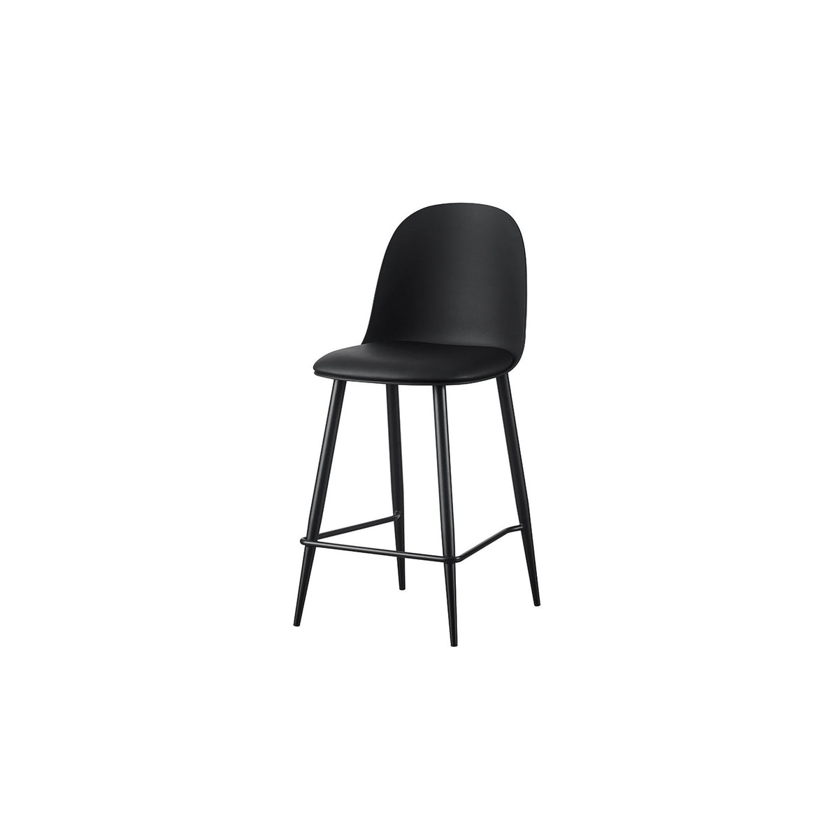 Chaise de comptoir Jasmin — Coque PP et coussin