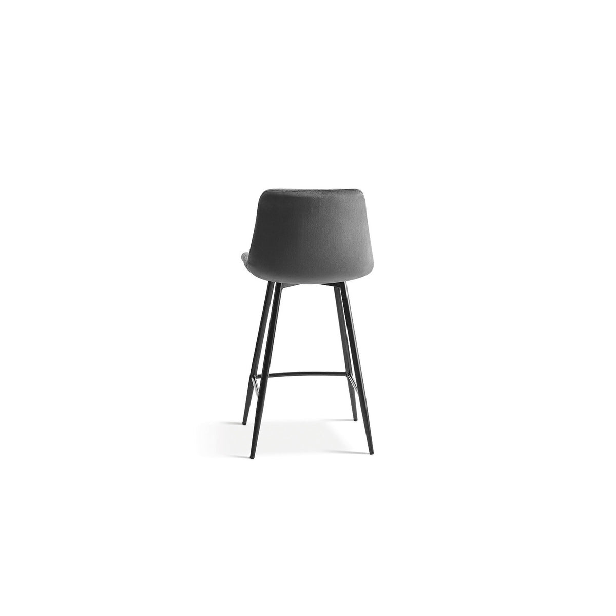 Chaise de comptoir Juta — Velours