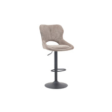 Chaise de bar Mori — Tissu, hauteur réglable