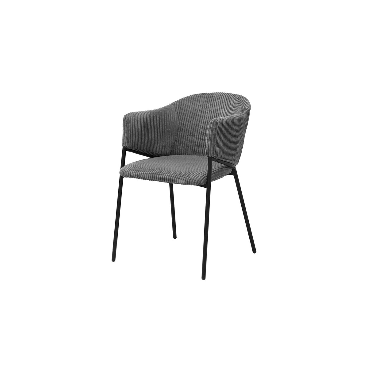 Chaise Hugo — Velours côtelé