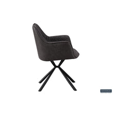 Chaise Lucie — Bouclé et simili